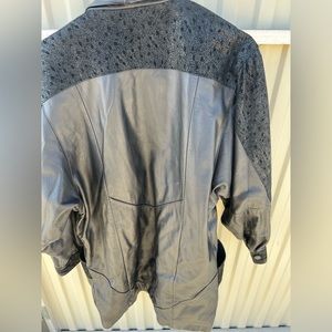 Women’s Medium Leather dress jacket, great condition.